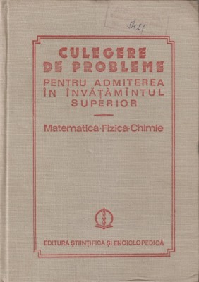CUCULESCU - CULEGERE DE PROBLEME REZOLVATE PENTRU ADMITERE foto