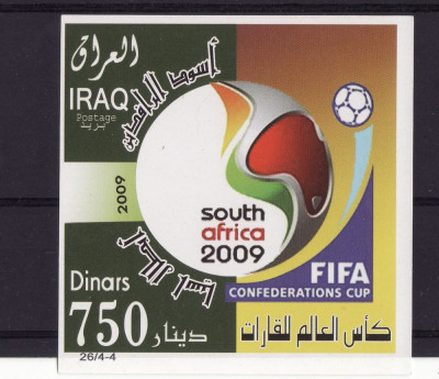 IRAQ 2009 FOTBAL CUPA CONFEDERATIILOR foto