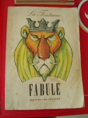 FABULE , LA FONTAINE - ION CREANGA ! FOARTE RARA !