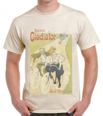 Tricou vintage Those were the times - Gladiator Cycles biciclete foto