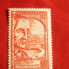 Serie 1400 Gregoire de Tours 1939 Franta , 1 val.