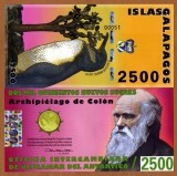 INSULELE GALAPAGOS █ bancnota █ 2500 Francs █ 2010 █ POLYMER █ UNC █ necirculata