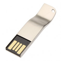 32GB minimalist din o?el elegant de proiectare a curbei USB Flash Drive foto