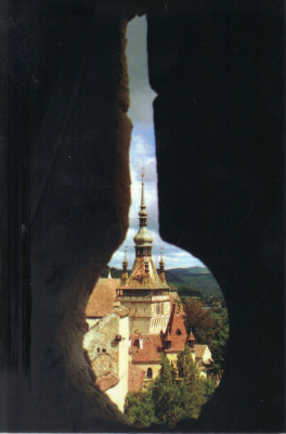 Carte postala CP MS024 Sighisoara - Turnul cu ceas - necirculata foto