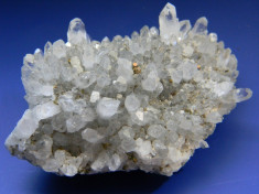 Specimen minerale - ARICI DE CUART CU CALCOPIRITA foto