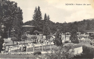 Carte postala CP MS001 Sovata - Vedere din parc - circulata foto