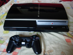 ps3 playstation 3-hdd 80gb- modat cu rogero 4.55-gta 5 instalat foto