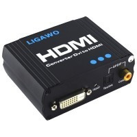 Convertor DVI ?i S/PDIF Coax/Toslink la HDMI foto