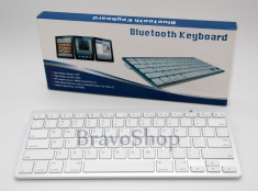 Tastatura Bluetooth - Wireless pentru telefoane, tablete, (iPhone iPad Samsung Android) foto