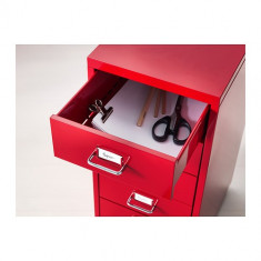 IKEA - HELMER comode sertare organizator DULAP METALIC rosu scule stil &amp;quot;SNAP-ON&amp;quot; fiset cu rotile + Cabinet birou, arhiva, etc .. AVEM ALTE CULORI foto