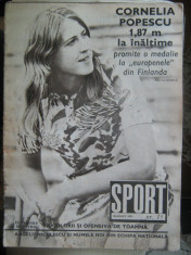 Revista SPORT (nr.15 / 1971) - tricolorii si ofensiva de toamna, Romania-Finlanda 3-0, Cehoslovacia-Romania 1-0 foto