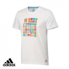 Tricou Barbat ADIDAS 100% Original 2 Modele Bumbac Alb | Marimi S, M, L, XL Transport Gratuit | Factura, Garantie 3 Luni! foto