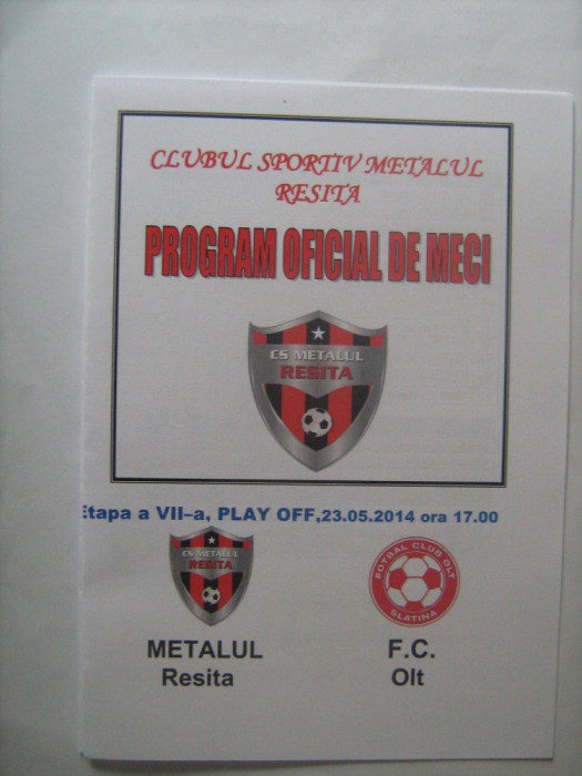 Metalul Resita - FC Olt (23 mai 2014) - play off