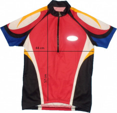 Tricou bicicleta ciclism LOFFLER original, fermoar YKK Vislon, tesatura fagure (dama M spre L) cod-168830 foto