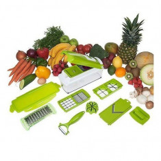 Razatoare Nicer Dicer Plus Tocator maruntitor legume diverse accesorii foto