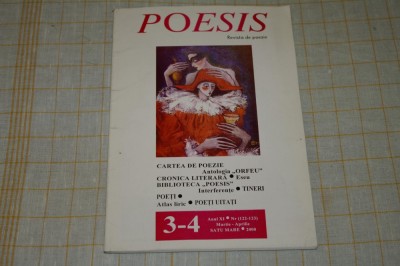Poesis - Revista de poezie - 3 - 4 / 2000 Nr. 122 - 123 foto