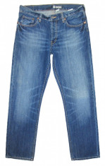 Blugi Barbati H&amp;amp;amp;M &amp;quot;ORIGINAL&amp;quot; (DREPTI) - ( MARIME: W 31 / L 32 ) - Talie = 86 CM / Lungime totala = 107 CM / Lungime crac interior = 81 C foto