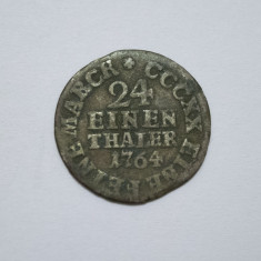 Moneda medievala argint 1764 Prussia foto