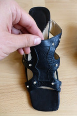 Sandale Coccinella din piele naturala; 25.5 cm lungime talpic interior foto