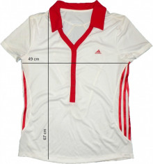 Tricou sport jogging sala ADIDAS ClimaCool original, impecabil (dama XL) cod-169118 foto