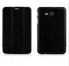 Husa Flip negru Samsung Galaxy Tab 3 7.0 Lite T110 T111 foto