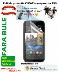 Folie de protectie HTC DESIRE 310 MONTAJ iNCLUS in Pret foto