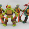 Jucarii Teenage Mutant Ninja Turtles - Testoasele Ninja - Leonardo Michelangelo Donatello Raphael - 11 cm