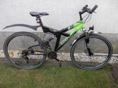 Bicicleta MTB Full Suspension McKenzie frana disc Avid BB7 foto