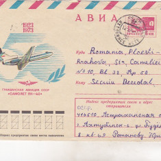 bnk cp URSS - aerofilatelie - IAK-40 - plic circulat