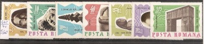 SD Romania 1967 LP645- 10 ani de la moartea lui C.Brancusi, serie 7 val. , MNH foto