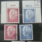 Germania -RFG- 1964 realegerea presedintelui Heinrich Lubke serii complete dantelate stampilata+nestampilata