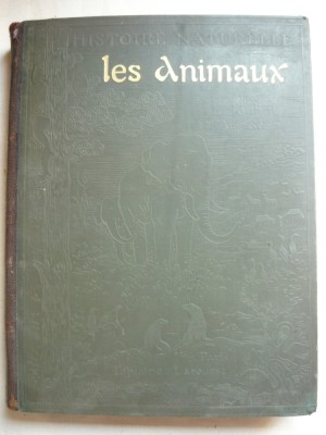 L. Joubin / Aug. Robin - Les animaux - 1923 foto