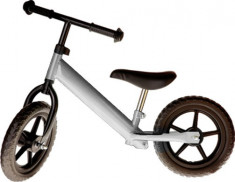 Bicicleta fara pedale pentru copii gri foto