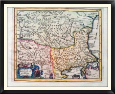 Harta Veche Romania (Transilvania, Dacia, Tracia) - Philipp Cluver,1690/RARITATE foto