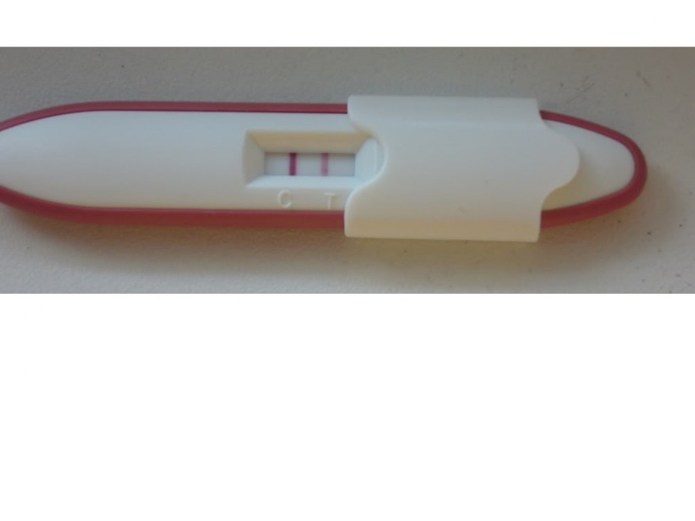 test de sarcina pozitiv pentru farse,sau glume sau ptr a-ti speria  sotul,iubitul,amantul sau bucura in unele cazuri - 43 lei | arhiva Okazii.ro