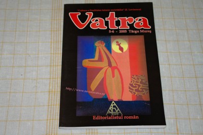 Revista Vatra - nr. 5 - 6 / 2005 - Editorialistul roman foto