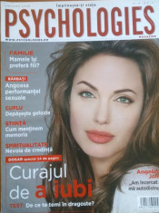 REVISTA PSYCHOLOGIES NR. 4 IANUARIE 2008 - Angelina Jolie foto