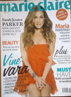 REVISTA MARIE CLAIRE IUNIE 2010 - Sarah Jessica Parker foto