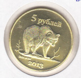 Bnk mnd Insulele Kurile 5 ruble 2013 unc, fauna, Asia