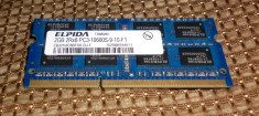 Vand Rami DDR3 Elpida 2gb 2Rx8 PC3-10600S-9-10-F1 Laptop foto