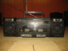 Dublu radio-Casetofon stereo Super Panascanic din 1994 (DEFECT) foto