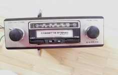 radio casetofon auto sanyo vechi de colectie anii 70 defect foto