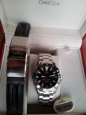 Omega Seamaster GMT Automatic Black 50 years aniversary foto