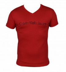 Tricou Calvin Klein Jeans Red (1105) LICHIDARE STOC !!! Livrare in 24 ore foto