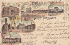 Timisoara Temesvar Litografie 1899 foto