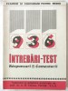 936 INTREBARI - TEST Raspunsuri si Comentarii. EXAMENE SI CONCURSURI PT. MEDICI, 1994. Carte noua, Militara