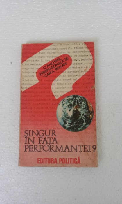 SINGUR IN FATA PERFORMANTEI? - CAROL ROMAN