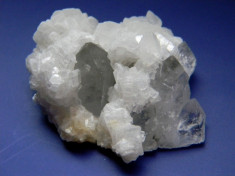Specimen minerale - FLOROCALCIT PE CUART foto
