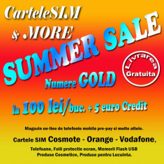 Cartela sim COSMOTE numar GOLD 07xy.88.11.88 la 100 lei ***BONUS 5 euro CREDIT si LIVRAREA GRATUITA*** foto