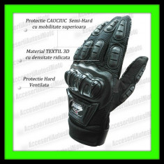 MANUSI MOTO MADBIKE cu Protectii Ventilate Hard + =Marimi: M, L, XL= Culori: Negru =Redus 50% = Manusi Atv Cross Enduro Bicicleta foto